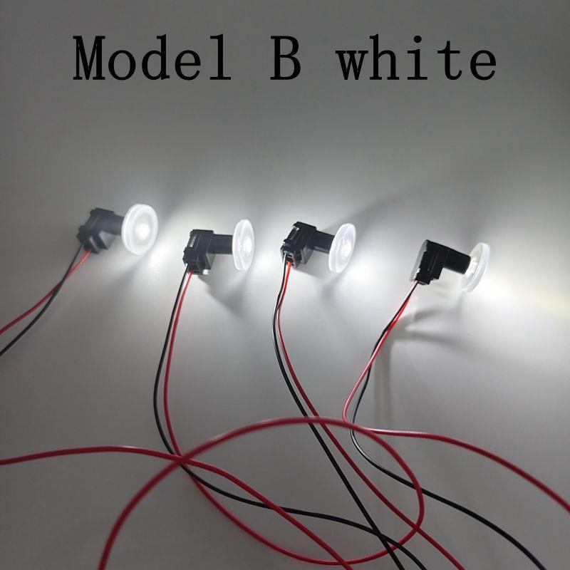 4 шт. белый свет яркий 12 В Подсветка углубления двери автомобиля скрытая установка подсветка ручки двери светодиодная B model white