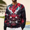 2024 Ghost Samurai  Print Sweatshirt Hoodies For Mens Spring Oversized Hoodie Fashion Hip Hop Unisex Pullover Male Clothing 5XL