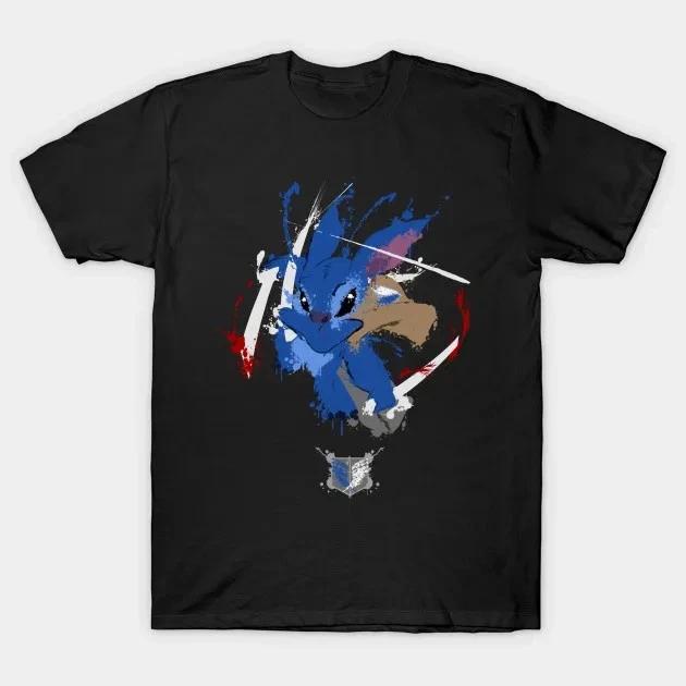 Survey Corps Stitch Stitch TShirt Black S