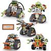 Moc 539Pcs 5 In 1 Creative Electric Rc Jedi Rescue Team Car Robot Assembly Building Blocks Dinosaur Children'S Puzzle Toy Gift