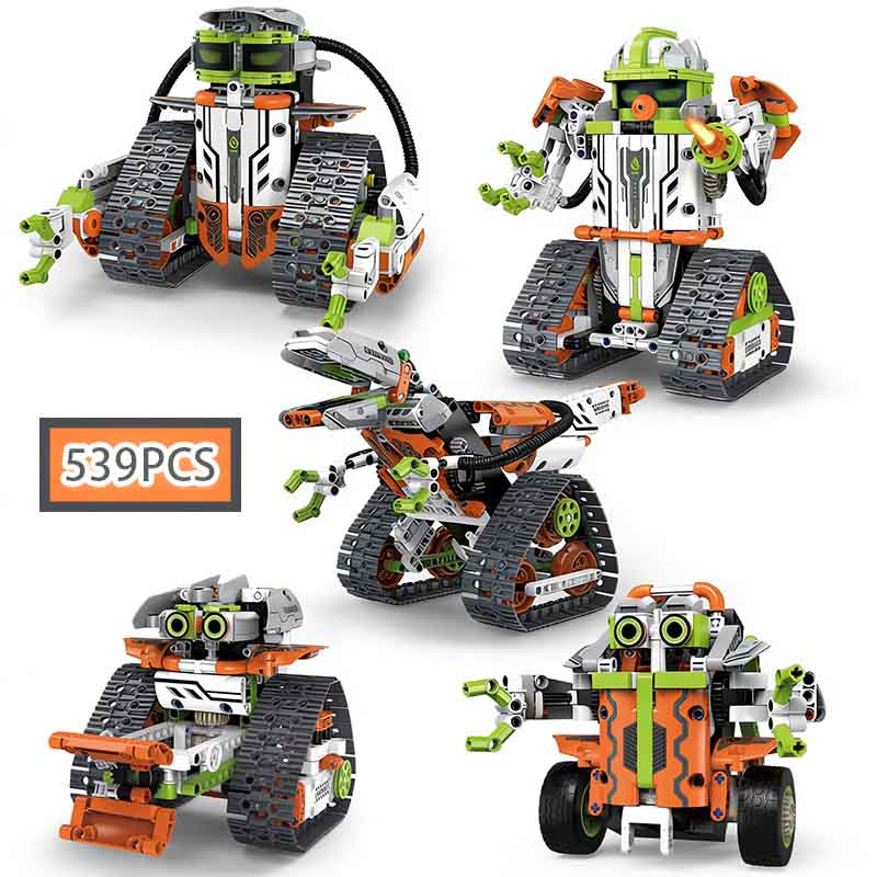 

Конструктор 539 деталей 5 в 1 Креативный Электрический RC Команда спасения джедаев Машина Робот Сборка Строительные блоки Динозавр Детская Пазл Игрушка Подарок
