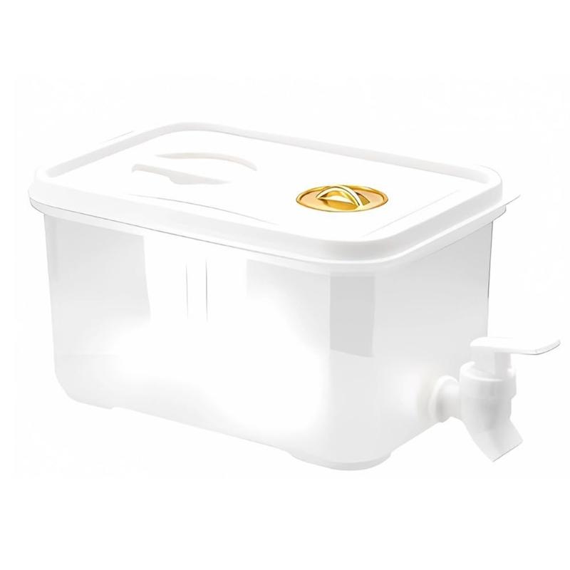 Large Capacity Beverage Pitcher For Refrigerator 5L Visible Water Storage Jugs With Stable PP Tap Design