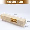 Realistic Miniature TV Stand Realistic Storage Cabinet for 1/12 Doll House Landscape Scene Setting Display Accessories