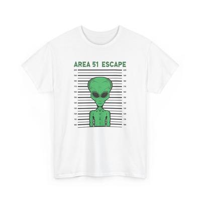 UFO Utomjording T-shirt | Rymden Grafisk T-shirt | Area 51 Flykt T-shirt