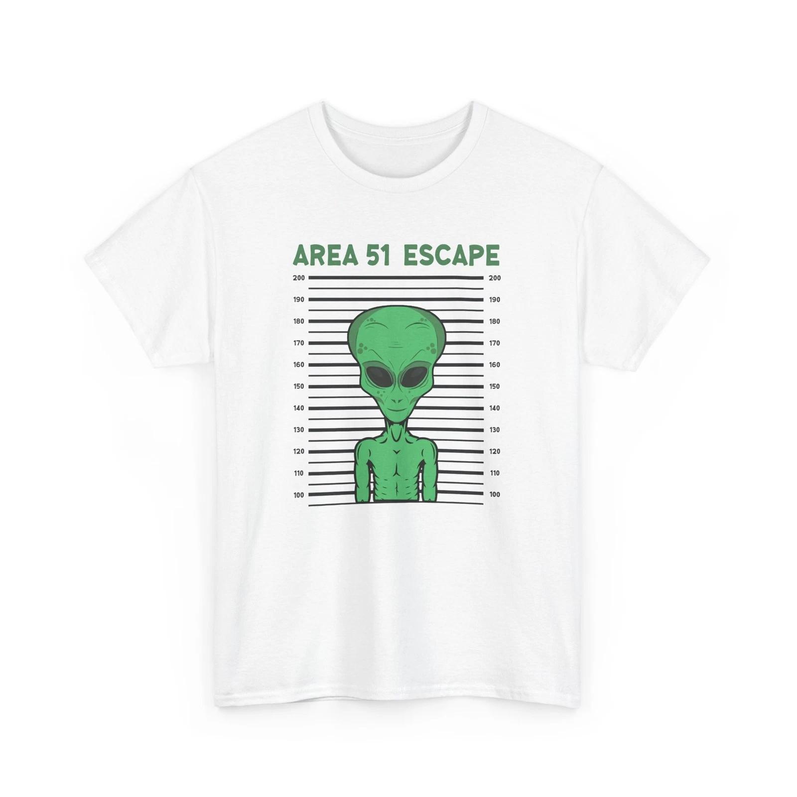 UFO Alien T-Shirt | Outer Space Graphic Tee | Area 51 Escape Shirt S