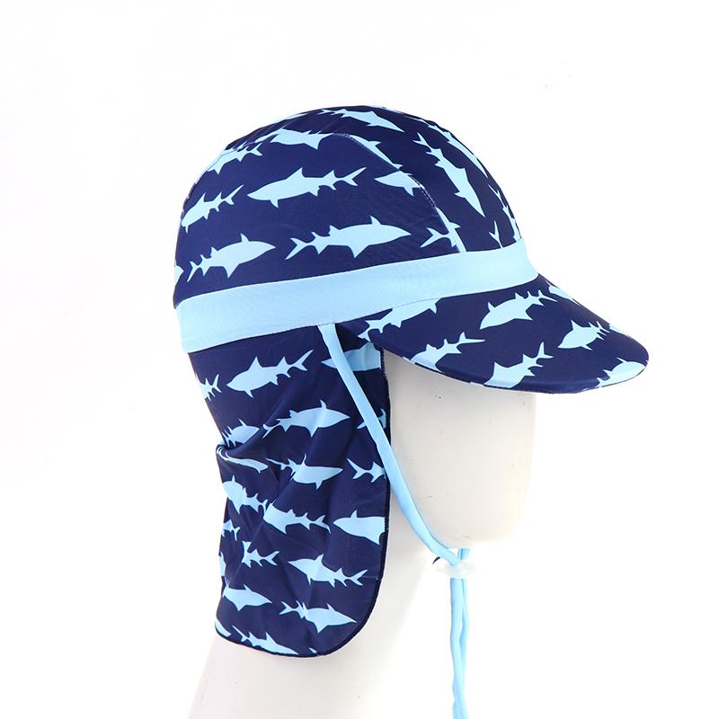 Kids Windproof Anti-UV Sun Hat Large Brimmed Breathable Nylon Multicolor Cap for Hiking Climbing