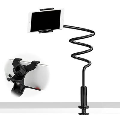 Mobile Phone Stand Lazy Bedside Ipad Tablet Holder 360-Degree Rotating Flexible Tablets Mount Clamp Long Arm Support Bracket