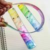 20/30CM Straight Ruler Flexible Set Square Multifunctional Soft Ruler Set  Students Use