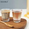 KEMORELA Schnapsgläser Messbecher 2 STÜCK Espresso Shot Gläser Flüssigkeit Schweres Glas 30 ML Kaffee Messbecher Werkzeuge