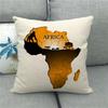 African continent thumbnail Digital printing short plush pillow covers for car sofa office cushion cover home goods 60x60cm