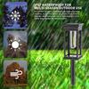 4/8PC Solar Garden Light Outdoor Waterproof Solar Pathway Lights Auto On/Off Solar Lawn Lamp for Yard Walkway Landscape Lighting