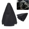 Universal 16mm PU Leather Car Gear Shift Collars Carbon Fiber Auto Car Manual Stick Shifter Knob Gear Shift Boot Cover Gaiter