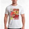 In Spags We Trust Tshirt Summer Casual Cotton Tee Oversized Streetwear Tops Vintage Graphic Print Loose Fit Short Sleeve