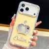 Handmade Sparkly Diamond Crown Mirror IMD Phone Case, Compatible with iPhone 13,iPhone 14,iPhone 15,iPhone 16,iPhone 17 Series