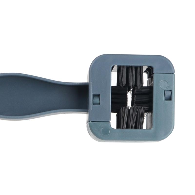 Multifunctional Chain Cleaner Features Tail Brush for Sprocket Maintenance Light Weight Design Chain Cleaning Brush