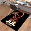 1pc Jul  rapper Print Area Rug - Soft, Washable Non-Slip Indoor Mat for Office Chairs, Living Room, Home Office Decorative Rug
