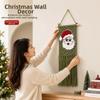 Woven Christmas Wall Tapestry Bohemian Style Holiday Wall Hanging  Holiday Home Decor