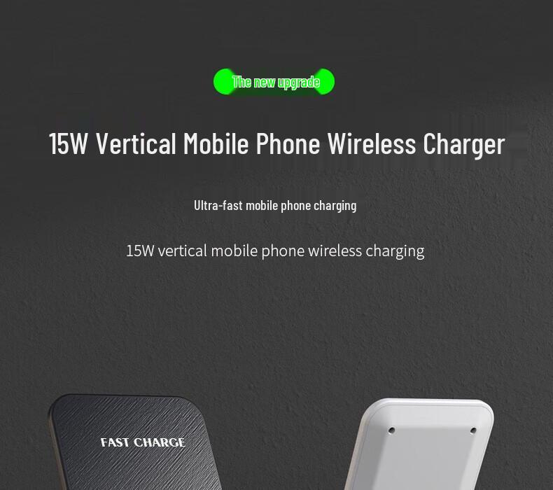 Foldable 15W Fast Wireless Charging Stand for Apple & Huawei Phones