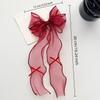1 Pair French Headwear Bow Hair Clip Hair Accessories Chiffon Hair Accessories  Wedding