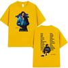 J Cole The Fall Off New Album 2026 Merch T Shirt Unisex's Vintage Oversized Cotton T-shirts Unisex Hip Hop Gothic Clothing T-shirt