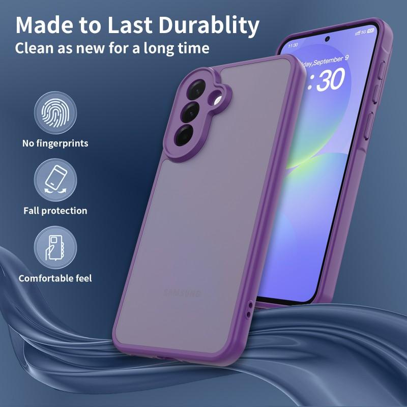 Suitable GalaxyA57 Protective Case A26 Phone A37 Skin-feeling PC+TPU Drop Resistance Fine Hole Matte Shell