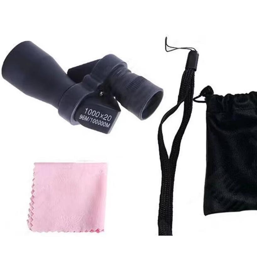 1000x20 High Magnification Portable Mini Monocular Telescope - HD Zoom Optics Waterproof for Outdoor Hunting Camping Fishing