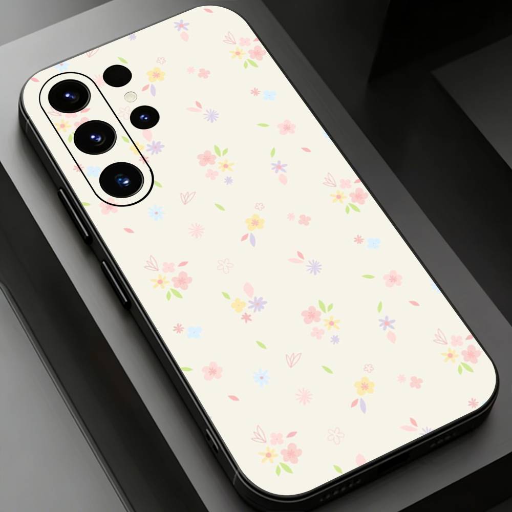 

Чехол для телефона Маленькие цветы для Samsung Galaxy S24,25,26,23 22,21,S20 Plus Ultra FE мягкие чехлы-фундасы Samsung S25ULTRA