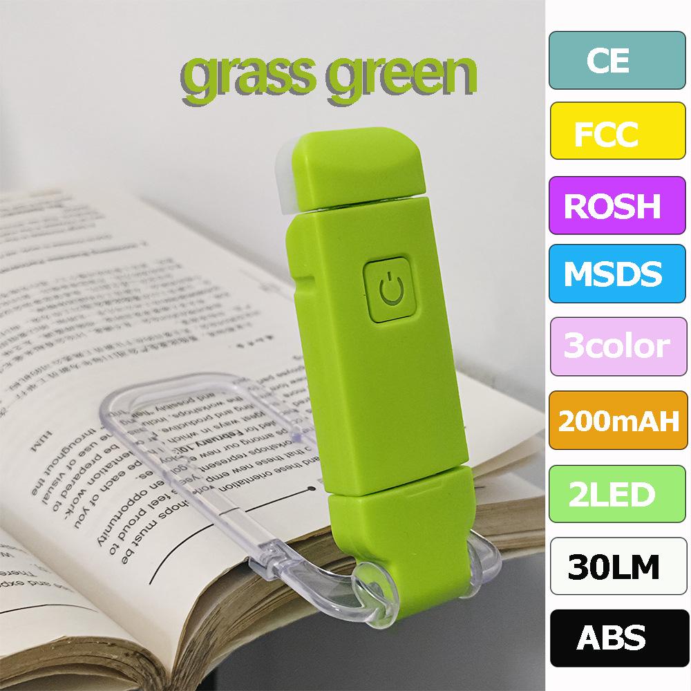 LED Mini USB Rechargeable Foldable Book Light - Portable, Eye-Protection Clip Lamp for Reading
