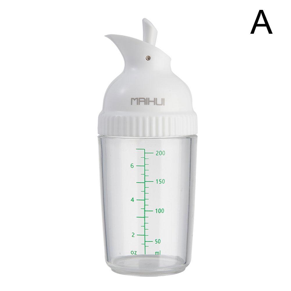 Salad Squeeze Sauce Bottle Leak Proof Refillable Condiment Container For Salad Ketchup Honey Jam Squeeze Sauce Bottle 200ml
