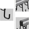 1Pcs Multi-Hook Kitchen Utensil Rack Organizer Below Cabinet Cup Rack Organizer Wall Mounted Cup Spoon Holder For Kitchen