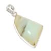 Chrysoprase Gemstone Handmade 925 Steling Silver Jewelry Pendant 1.89" SU-9623