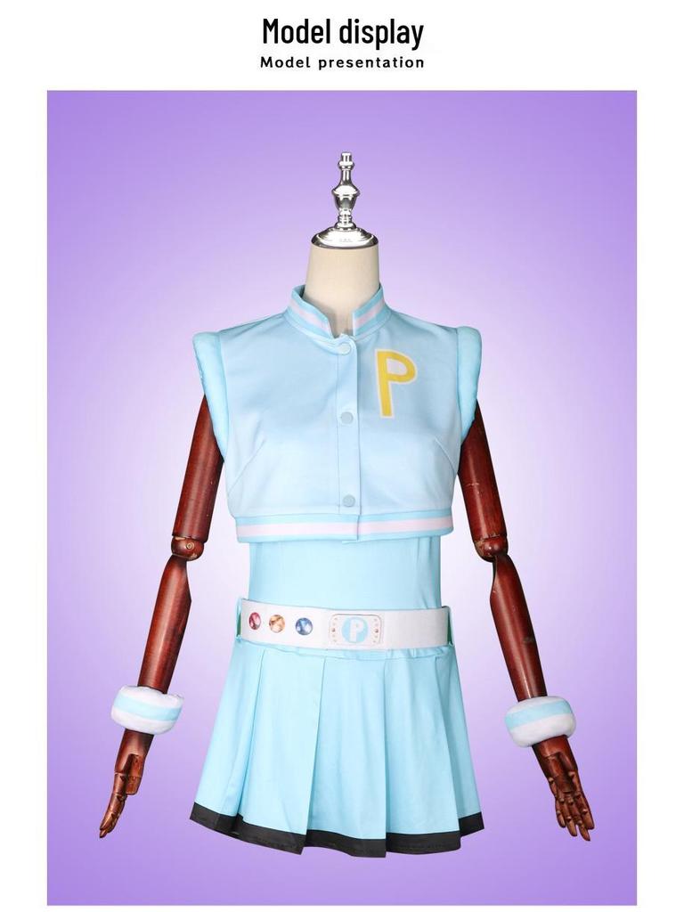 Powerpuff Girls Cosplay: Super Blossom, Buttercup, and Spinning Bubbles Anime Costumes