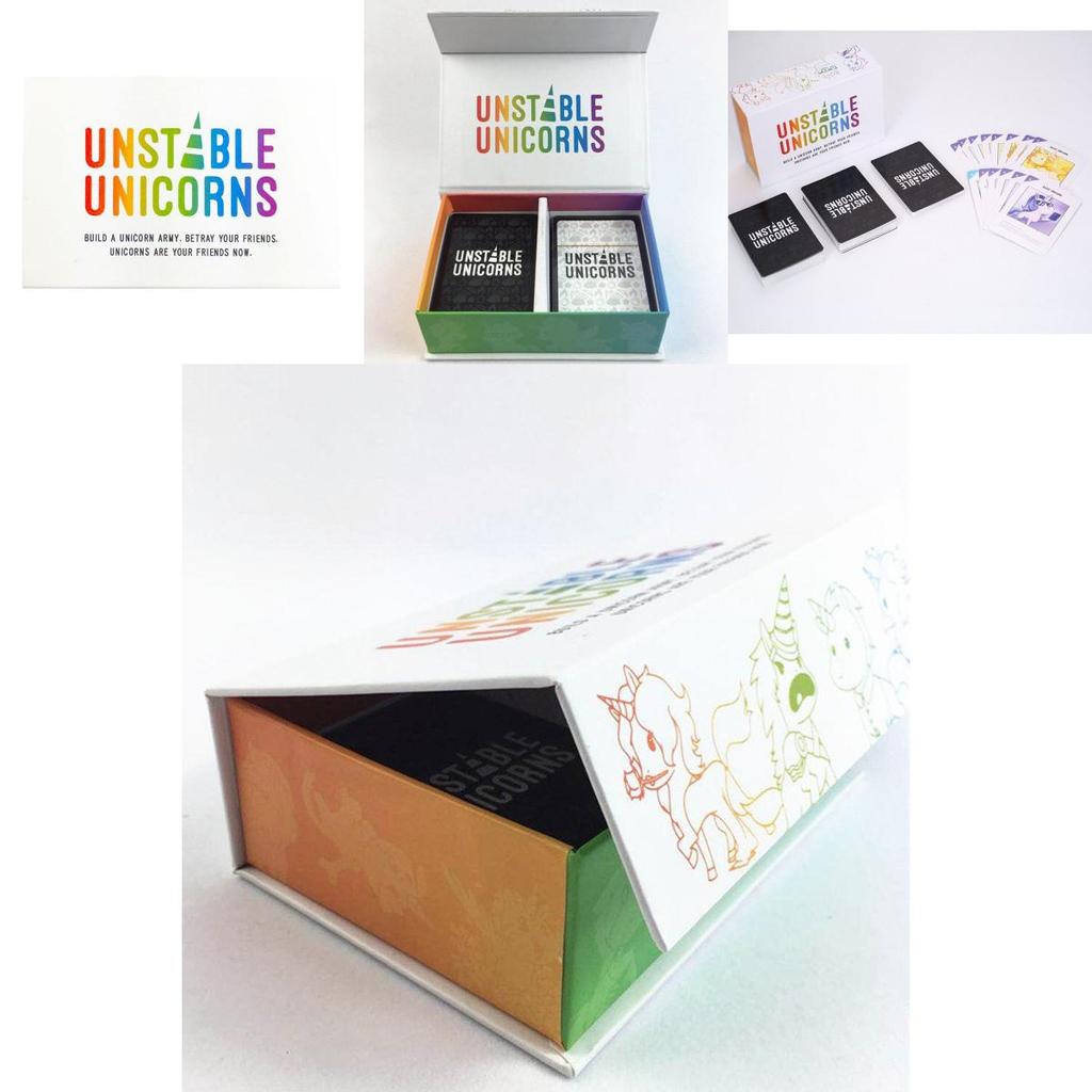 Unstable Unicorns Card Board Game Expansion Nsfw Rainbow Dragons Family Party Pack