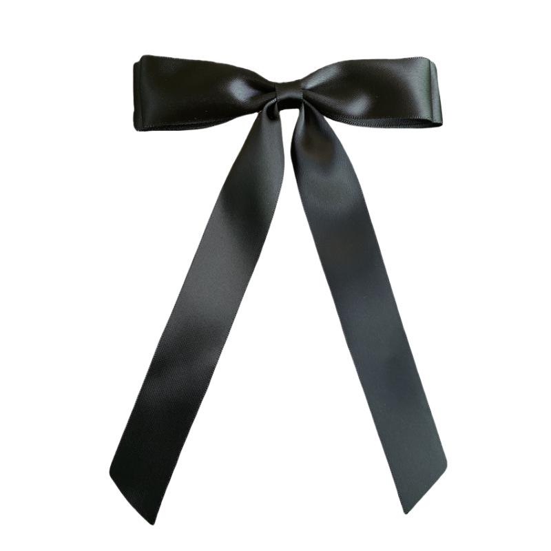 Elegant Princess Double Layer Bow Hair Clip - Sweet Ballet Style Ribbon Headwear