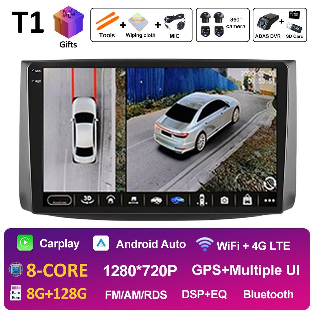 Android Auto Wireless Carplay For Chevrolet AVEO T250 2006 2007 2008 2009 - 2012 Car Multimedia Video Radio Player Bluetooth 4G