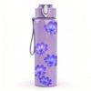 1PC Light Purple Bell Flower Branch Print 750ml Color Plastic Sports Water Bottle Leakproof Flip Straw Lid Suitable for Sports Office Home Use