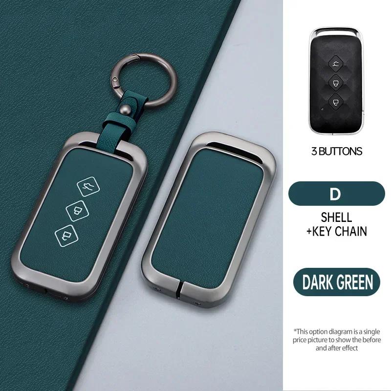 Suitable for Chevrolet Aveo trax groove captiva 2024 Wuling flip zinc alloy car key case case 3button remote key fob accessories