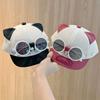 Breathable Children's Hat with Sunglasses Cat Ear Infant Sun Hat Thin Kids Baseball Cap  Running