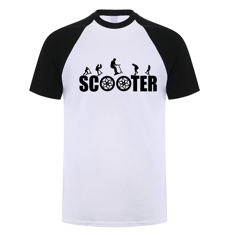 Stunt scooter T Shirt Summer Unisex Short Sleeve Cotton Tshirt Cool Unisex Tshirts JL107