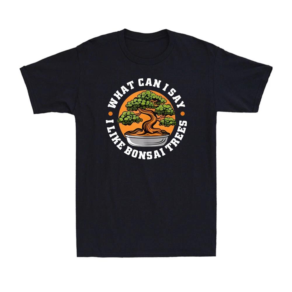 I Like Bonsai Trees Penjing Indoor Bonsai Bonsai Pots Bonsai Retro Men s T-Shirt XS