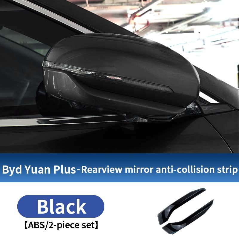 For BYD Yuan Plus Atto 3 -2025 ABS Car Rearview Mirror Anti-Collision Strip Guard Scratch Protector Cover Trim