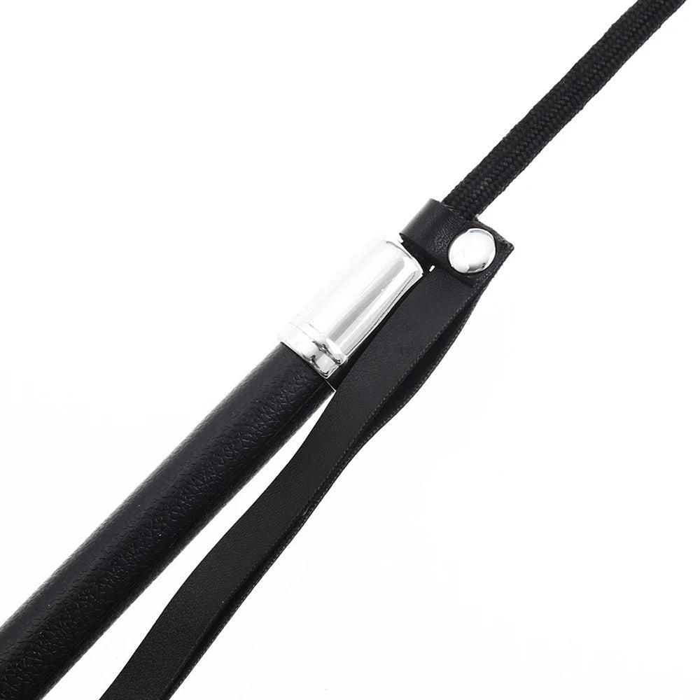 52Cm Riding Crop Wrist Strap Pu Leather  Impact Play Crops