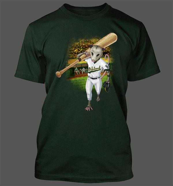 

Rally Possum Men s T-Shirt - Oakland Athletics A s - Portion of proceeds donated 4XL
