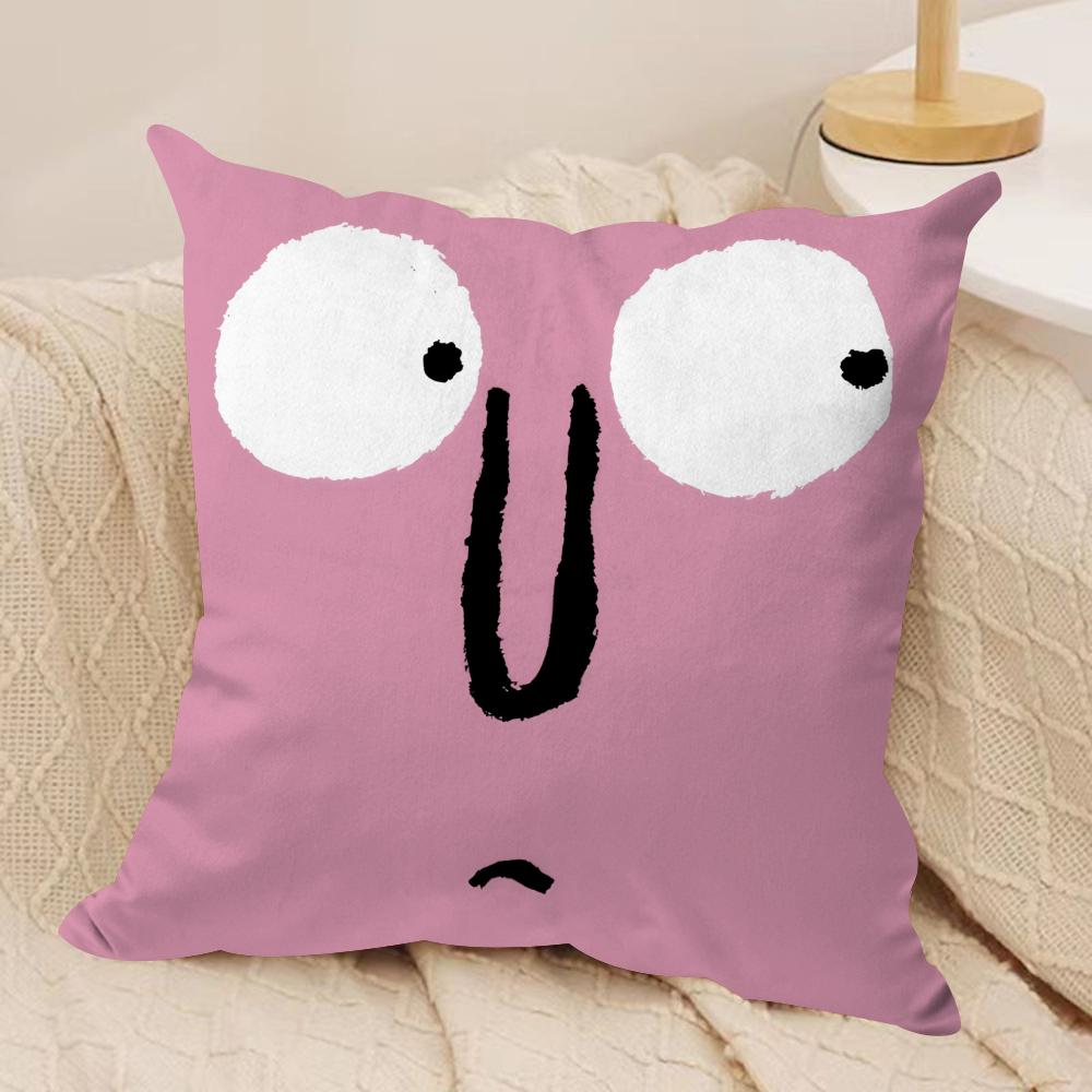 

Aesthetic Art JJean JJullien Cushion Cover Pillowcase Ultra Soft Skin Friendly Fabric Cloud Like Comfort Concealed Zipper 30x30 cm