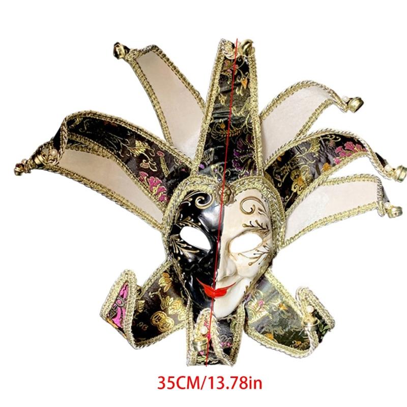 Masquerade Mask Halloween Full Face Mask Masquerade Full Face Mask Costume Accsessory for Halloween Carnivals Party