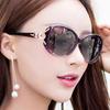 Fashion sunglasses female fox head large frame sunglasses classic trend sunglasses big face glasses thin advanced sense