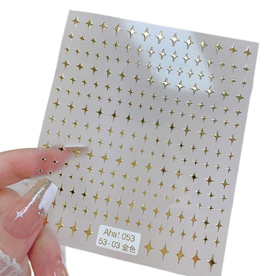 Adesivo per Manicure Ultra Lucido Autoadesivo Facile da Applicare Non Sbiadisce Adesivo Fai da Te Sottile Bianco Dorato Nero Argento