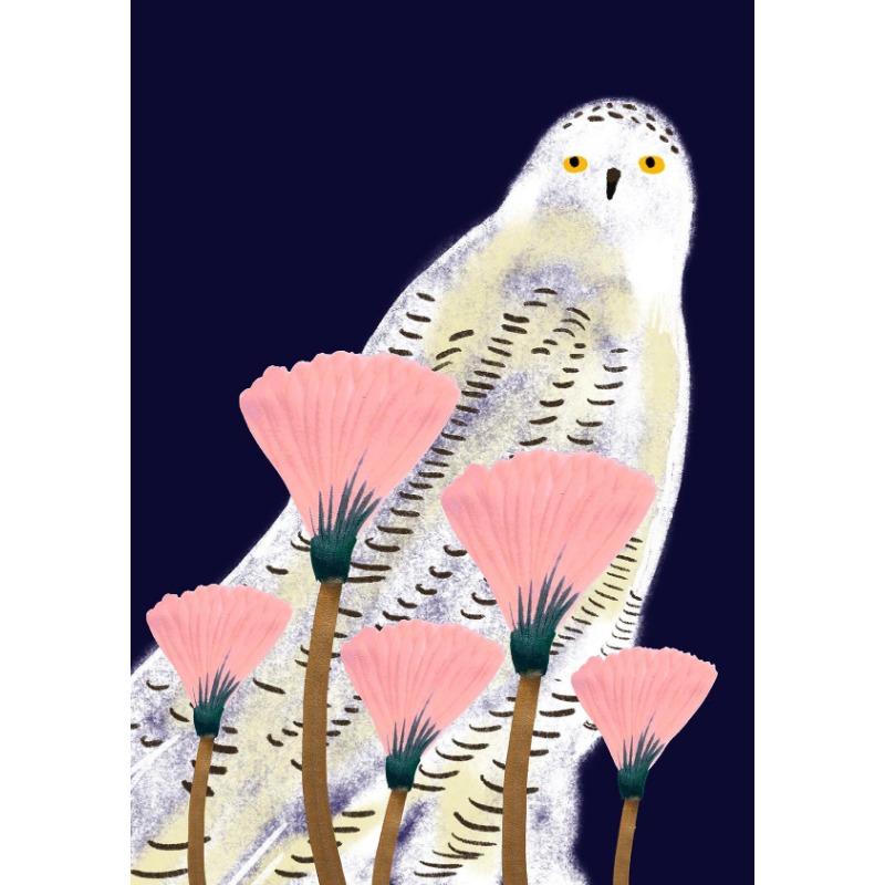 Abstract Colorful Magical Whimsical Owls Posters and Prints Canvas Printing Wall Art Picture for Living Room Home Decoration