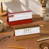 Portable 2027 Desktop Calendar Creative Annual Schedule Organizer Student Stationery