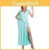 Knitted Fabric Lady Liberty Women Costume Halloween Cosplay Performance Outfit
